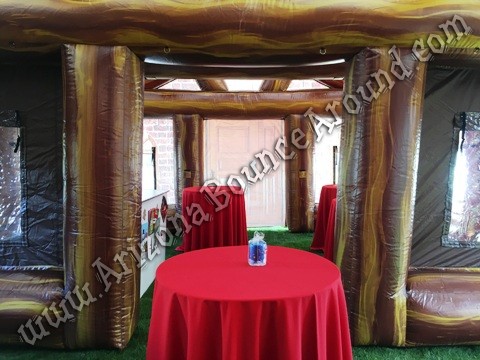 Inflatable Log Cabin Rentals in Phoenix Arizona